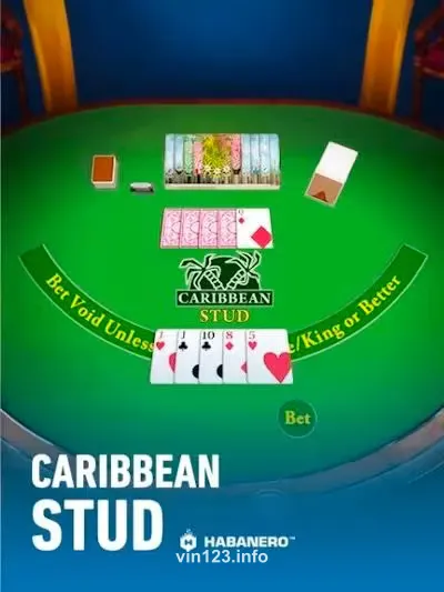 Caribbean Stud tại vin123 – Trò chơi bài đầy kịch tính